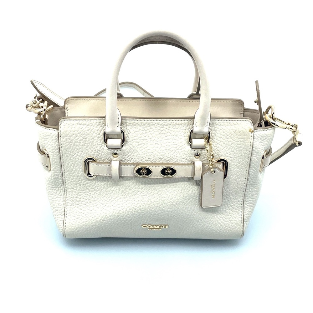 Coach white crossbody bag
